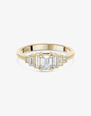 Ring Olympe Baguette - Yellow gold