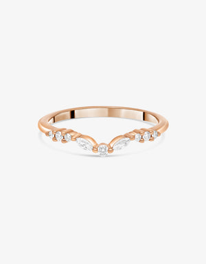 Ring Agathe douce - Rose gold