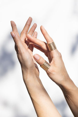Ring Large Scale - Rose gold