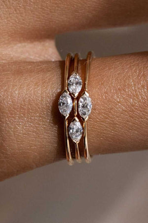 Ring Hana Trilogy - White gold