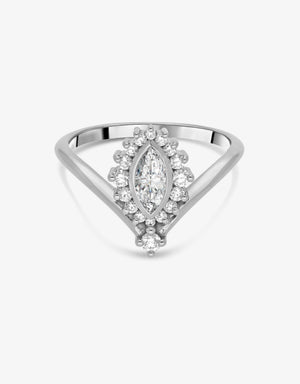Ring Castille - White gold