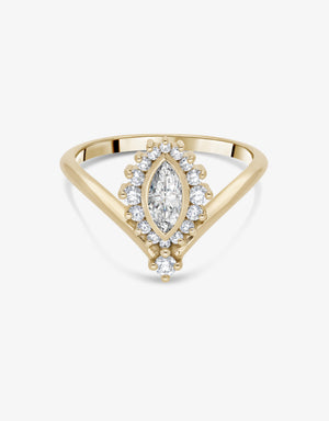 Ring Castille - Yellow gold