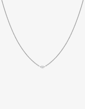 Necklace Hana - White gold