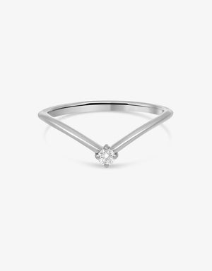 Ring Jasmine - White gold