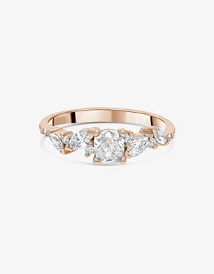 Ring Rania Cushion - Rose gold
