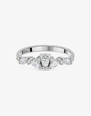 Ring Rania Pear - White gold
