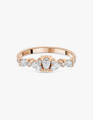 Ring Rania Pear - Rose gold