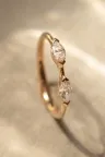 Bague Hana Bis en or rose Bague Hana Bis en or rose