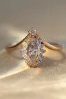 Ring Castille in pink gold Ring Castille in pink gold