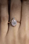 Ring Castille in pink gold Ring Castille in pink gold