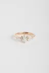 Bague Ewen XS en Or blanc Or rose