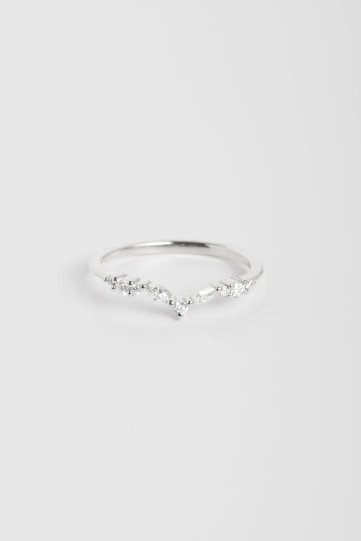 Ring Agathe in white gold Ring Agathe in white gold