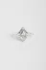 Ring Castille in white gold Ring Castille in white gold