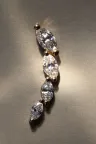 Earring Céleste in white gold Earring Céleste in white gold