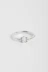Bague Clara S en or blanc Bague Clara S en or blanc