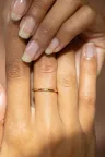Bague jonc or jaune sans pierre Douce