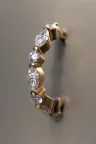 Earring Créole Elodie in yellow gold Earring Créole Elodie in yellow gold