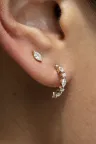 Earring Créole Elodie in yellow gold Earring Créole Elodie in yellow gold