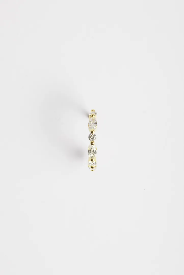 Earring Créole Elodie in yellow gold Earring Créole Elodie in yellow gold