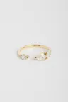Bague Gwen M en Or blanc Or jaune