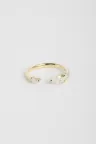 Ring Gwen S in White gold Yellow gold