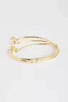 Bracelet jonc or jaune serti diamant Hana Bis
