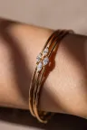 Bracelet Hana Trilogie en or blanc Bracelet Hana Trilogie en or blanc