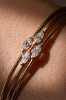 Bracelet Hana Trilogie en or blanc Bracelet Hana Trilogie en or blanc