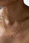 Necklace Hana Triptyque in yellow gold Necklace Hana Triptyque in yellow gold