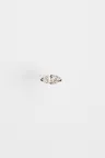 Earring Boucle Hana L in White gold Pink gold