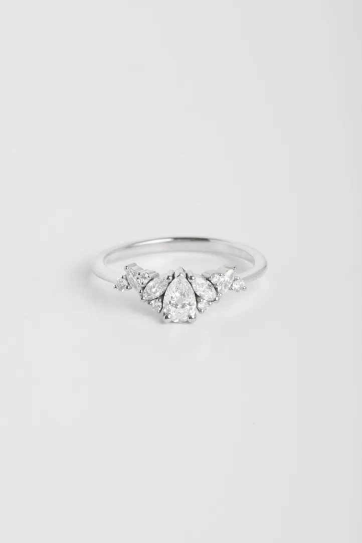 Ring Lancelot S in white gold Ring Lancelot S in white gold