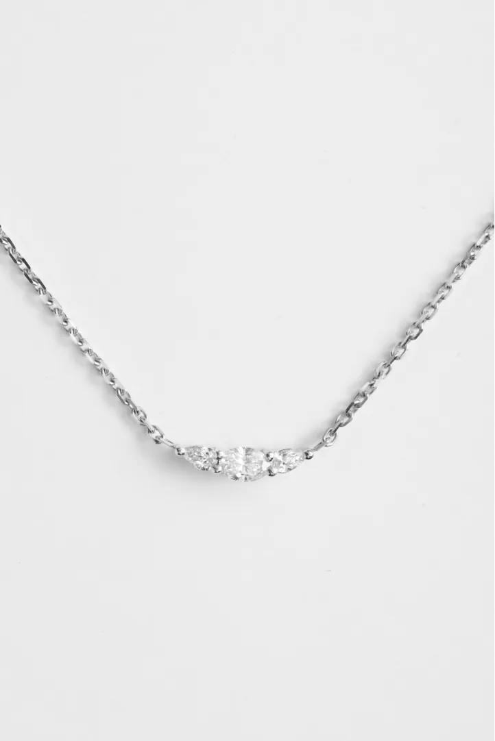 Necklace Collier Lou M in white gold Necklace Collier Lou M in white gold