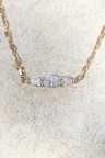 Collier Collier Lou M en or rose Collier Collier Lou M en or rose