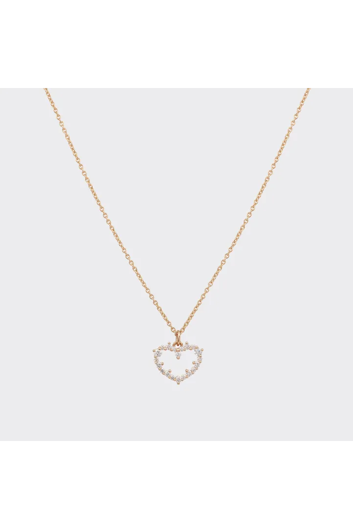 Necklace Mon Petit Coeur in pink gold Necklace Mon Petit Coeur in pink gold