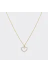 Necklace Mon Petit Coeur in White gold Yellow gold