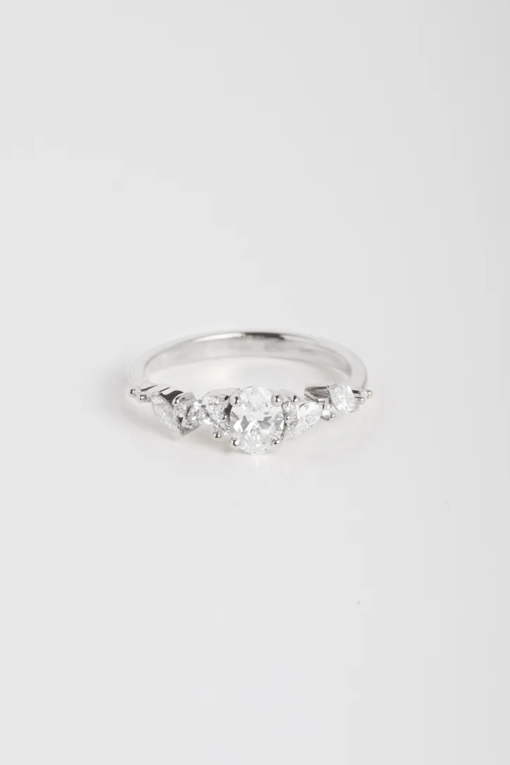 Ring Rania M in white gold Ring Rania M in white gold