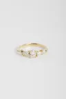 Ring Rania S in White gold Yellow gold