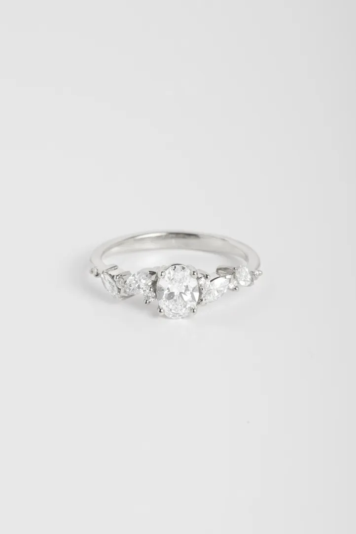 Ring Rania L in white gold Ring Rania L in white gold
