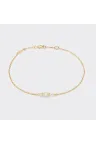 Collier Collier Lou M en or rose Collier Collier Lou M en or rose