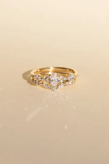 <p>Le combo bague Margot et Agathe Douce en or rose 750‰.</p>
