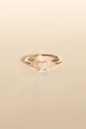 Ring Olympe in White gold Pink gold