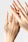 Ring Margot L in pink gold