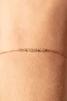 Bracelet chaîne or rose serti diamant Sarah Bracelet chaîne or rose serti diamant Sarah