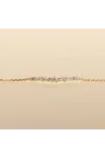 Bracelet Chaîne Serti or rose 18 carats Brillant Diamant naturel Bracelet Chaîne Serti or rose 18 carats Brillant Diamant naturel