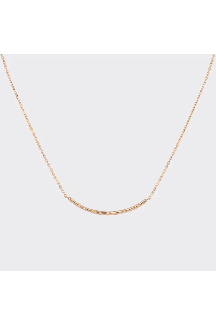 Leïla Buecher - Collier Douce en or rose