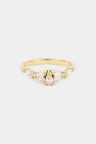 Leïla Buecher - Bague Rania Poire en or jaune