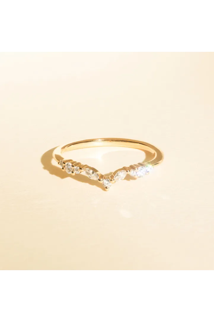 Ring Agathe in pink gold