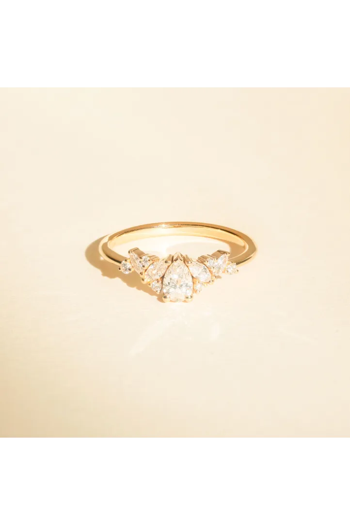 Ring Lancelot S in pink gold