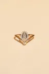 Ring Castille in pink gold
