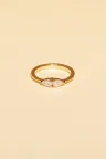 Bague Elise en Or jaune Or rose